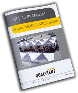 Montagem modular tendas 3x3m