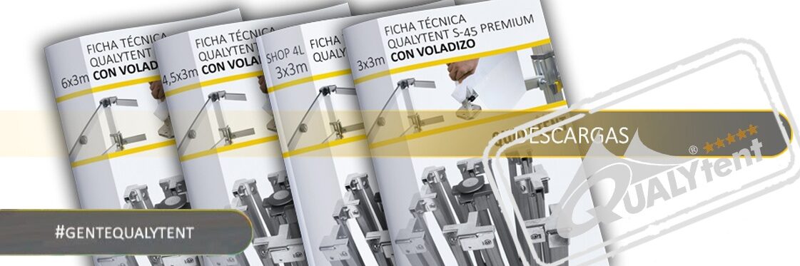 Qualytent fichas tecnicas tendas dobraveis con pala