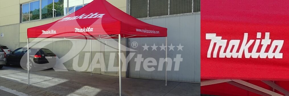 Tenda Dobrável Premium 4x4m Personalizada para Makita Tenda Dobrável Premium 4x4m Personalizada para Makita