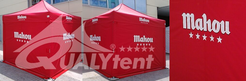 Tendas dobráveis de 3x3 personalizadas Mahou