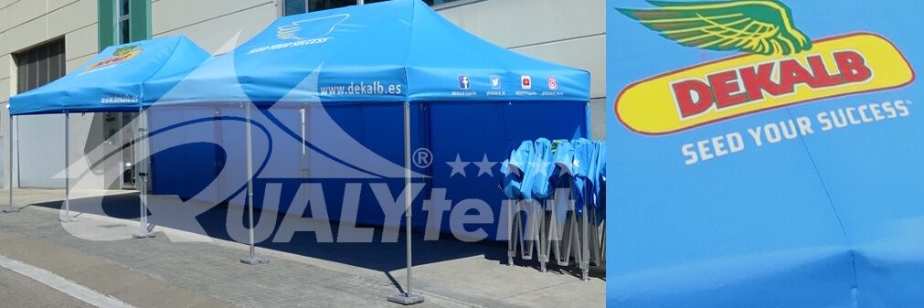 Tendas dobráveis ​​personalizadas de 6 x 3 m para Dekalb Monsanto