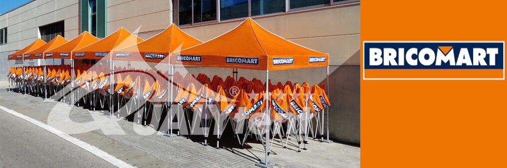 Tendas personalizadas de 3x3m Bricomart