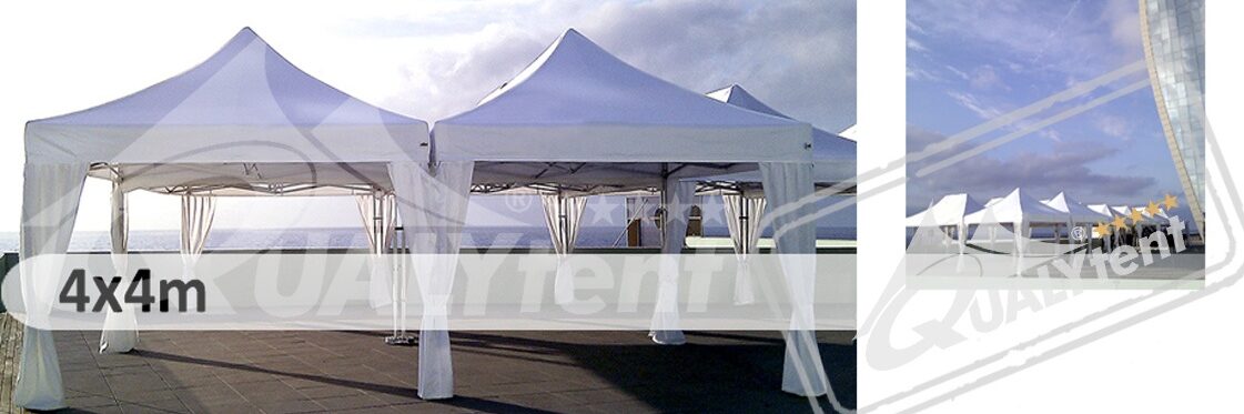 Tendas dobráveis Qualytent 4x4m Premium