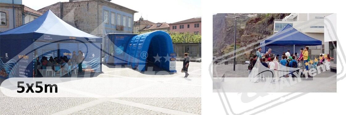 Tendas dobráveis Qualytent 5x5m Premium
