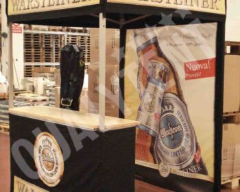 Tendas dobráveis personalizadas Warsteiner de 1.5x1.5m Premium