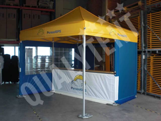Tenda dobráveis com balcão interno Premium