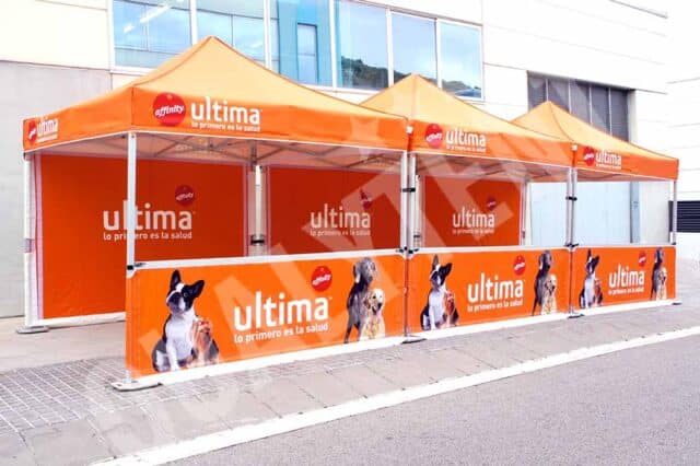 Tendas personalizadas para Affinity Ultima