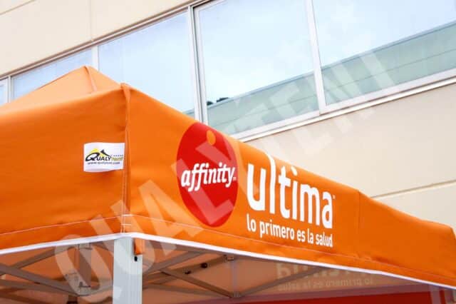 Tendas personalizadas para Affinity Ultima