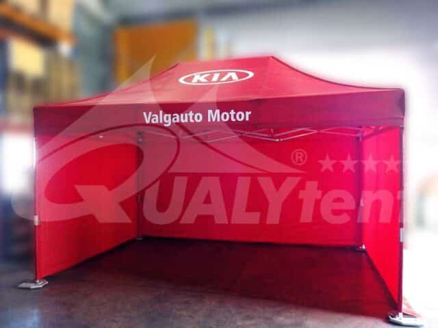 Tenda dobrável de 4.5x3m Premium com personalização Kia