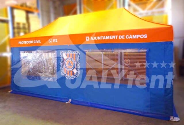 Tenda para Proteção Civil de Campos