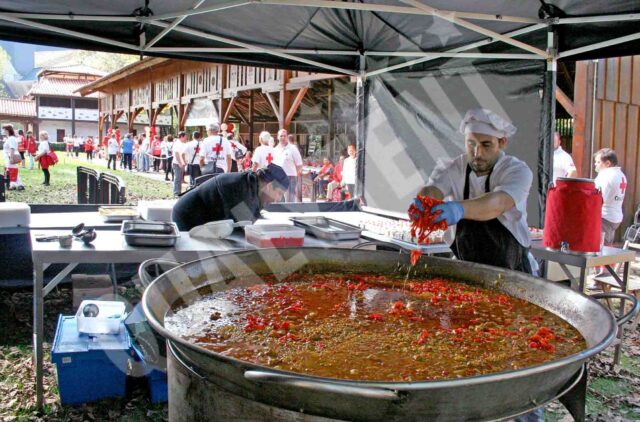 Tendas dobráveis de 5x5m para catering