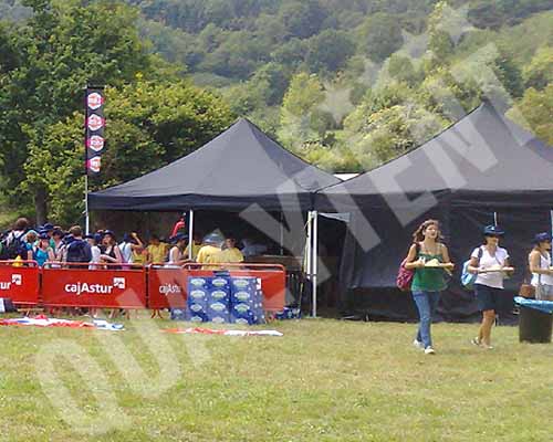 Tenda modular de 10x5m, tendas Qualytent