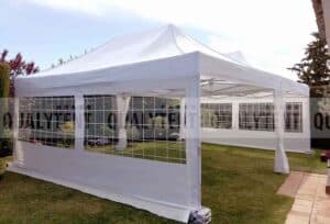 Montagem modular de tenda 8x6m de Qualytent