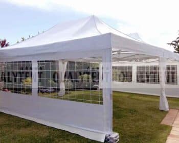 Montagem modular de tenda 8x6m de Qualytent
