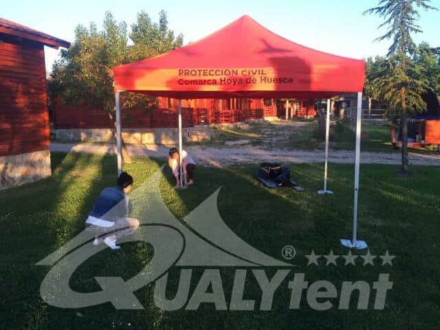 Tendas dobráveis Rescue para intervenções e resgates