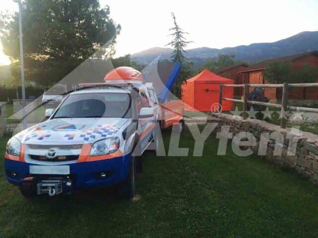 Tendas dobráveis fortes para exterior